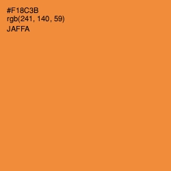 #F18C3B - Jaffa Color Image