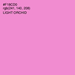 #F18CD0 - Light Orchid Color Image