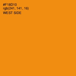 #F18D10 - West Side Color Image