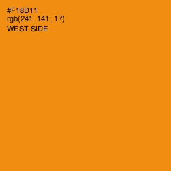 #F18D11 - West Side Color Image