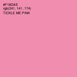 #F18DAE - Tickle Me Pink Color Image