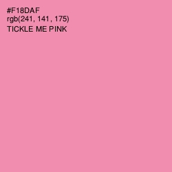 #F18DAF - Tickle Me Pink Color Image