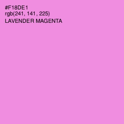 #F18DE1 - Lavender Magenta Color Image