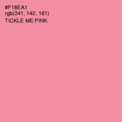 #F18EA1 - Tickle Me Pink Color Image