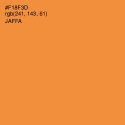 #F18F3D - Jaffa Color Image
