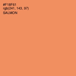 #F18F61 - Salmon Color Image