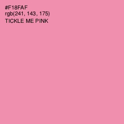 #F18FAF - Tickle Me Pink Color Image