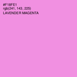 #F18FE1 - Lavender Magenta Color Image