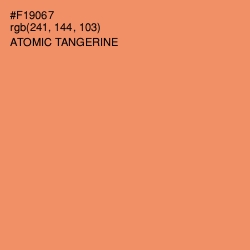 #F19067 - Atomic Tangerine Color Image
