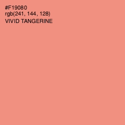 #F19080 - Vivid Tangerine Color Image