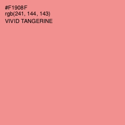#F1908F - Vivid Tangerine Color Image