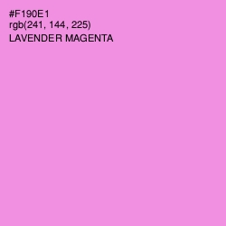 #F190E1 - Lavender Magenta Color Image