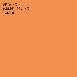 #F1914D - Tan Hide Color Image