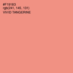 #F19183 - Vivid Tangerine Color Image