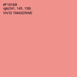 #F1918B - Vivid Tangerine Color Image