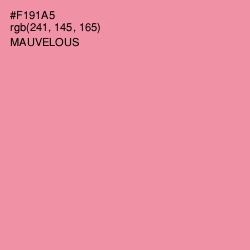 #F191A5 - Mauvelous Color Image