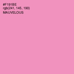 #F191BE - Mauvelous Color Image