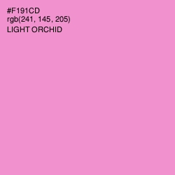 #F191CD - Light Orchid Color Image