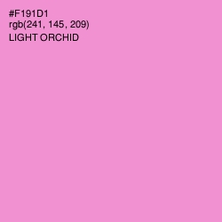 #F191D1 - Light Orchid Color Image