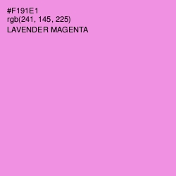 #F191E1 - Lavender Magenta Color Image