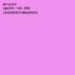 #F191EF - Lavender Magenta Color Image