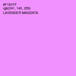 #F191FF - Lavender Magenta Color Image