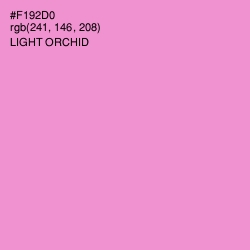 #F192D0 - Light Orchid Color Image