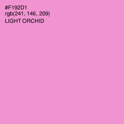 #F192D1 - Light Orchid Color Image