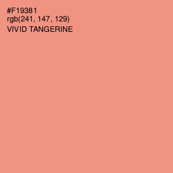 #F19381 - Vivid Tangerine Color Image