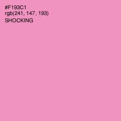 #F193C1 - Shocking Color Image