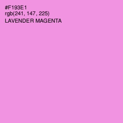 #F193E1 - Lavender Magenta Color Image