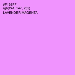 #F193FF - Lavender Magenta Color Image