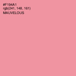 #F194A1 - Mauvelous Color Image