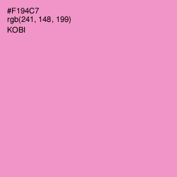 #F194C7 - Kobi Color Image