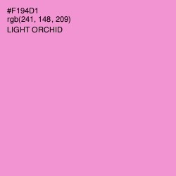 #F194D1 - Light Orchid Color Image