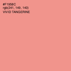 #F1958C - Vivid Tangerine Color Image