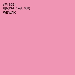 #F195B4 - Wewak Color Image