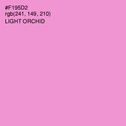 #F195D2 - Light Orchid Color Image