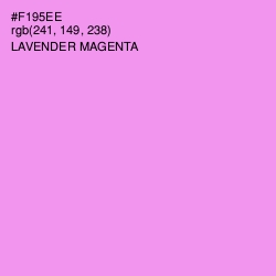 #F195EE - Lavender Magenta Color Image