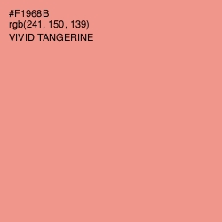 #F1968B - Vivid Tangerine Color Image