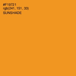 #F19721 - Sunshade Color Image