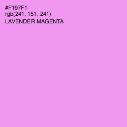 #F197F1 - Lavender Magenta Color Image