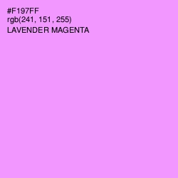 #F197FF - Lavender Magenta Color Image