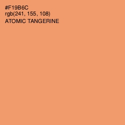 #F19B6C - Atomic Tangerine Color Image