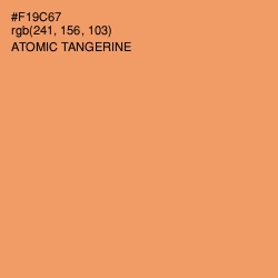 #F19C67 - Atomic Tangerine Color Image