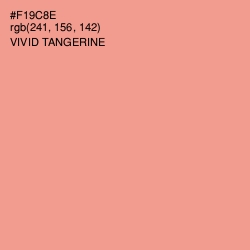 #F19C8E - Vivid Tangerine Color Image