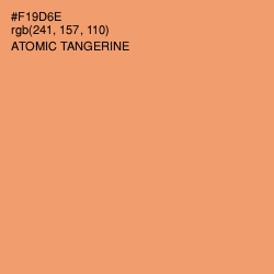 #F19D6E - Atomic Tangerine Color Image