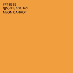 #F19E3E - Neon Carrot Color Image