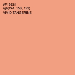 #F19E81 - Vivid Tangerine Color Image