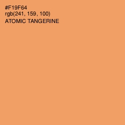 #F19F64 - Atomic Tangerine Color Image